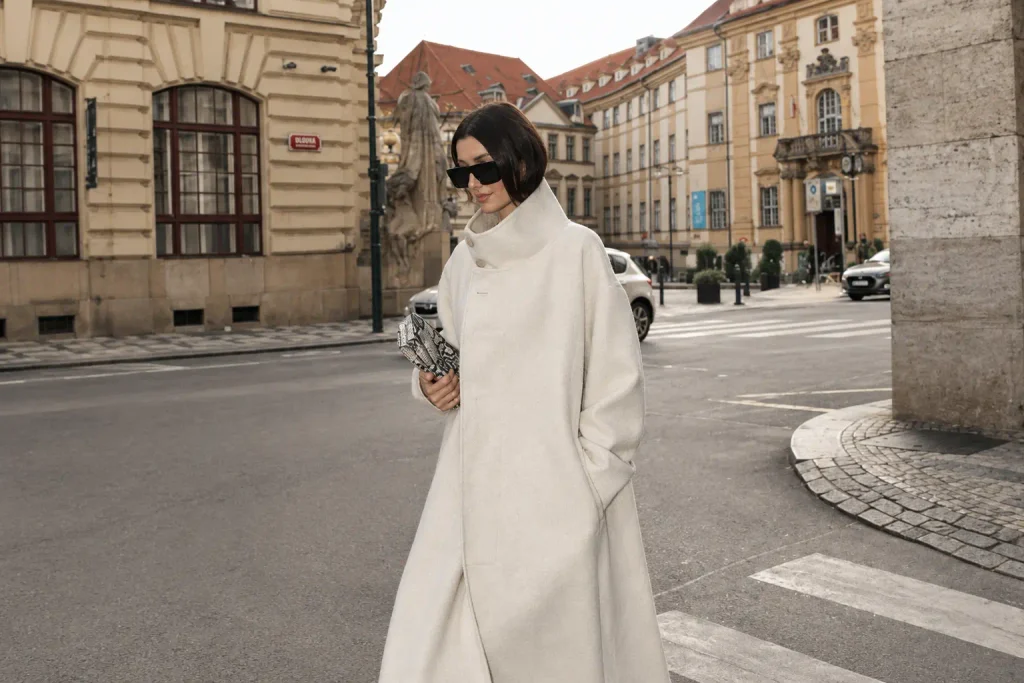 Funnel-neck coats