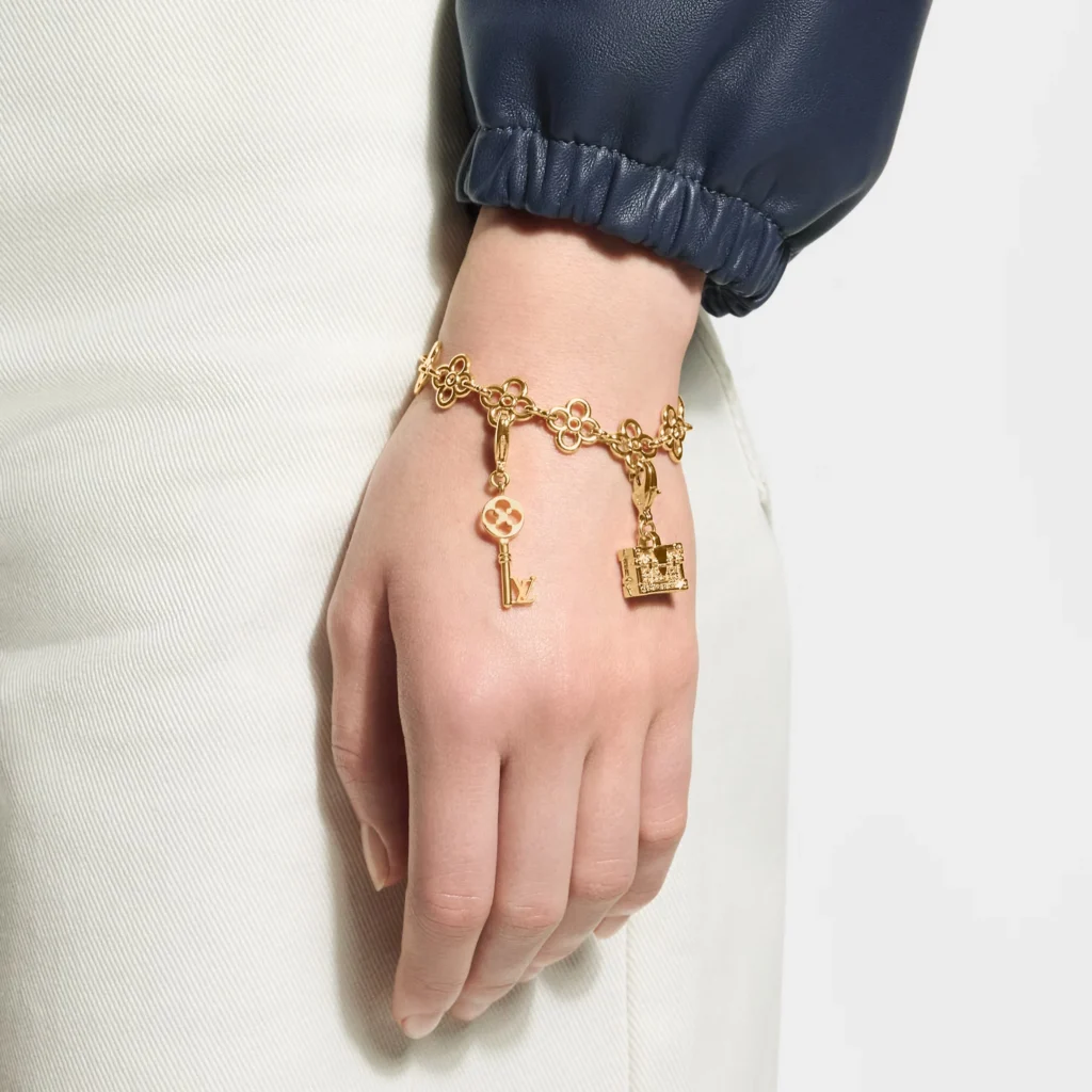 louis vuitton lv charms bracelet