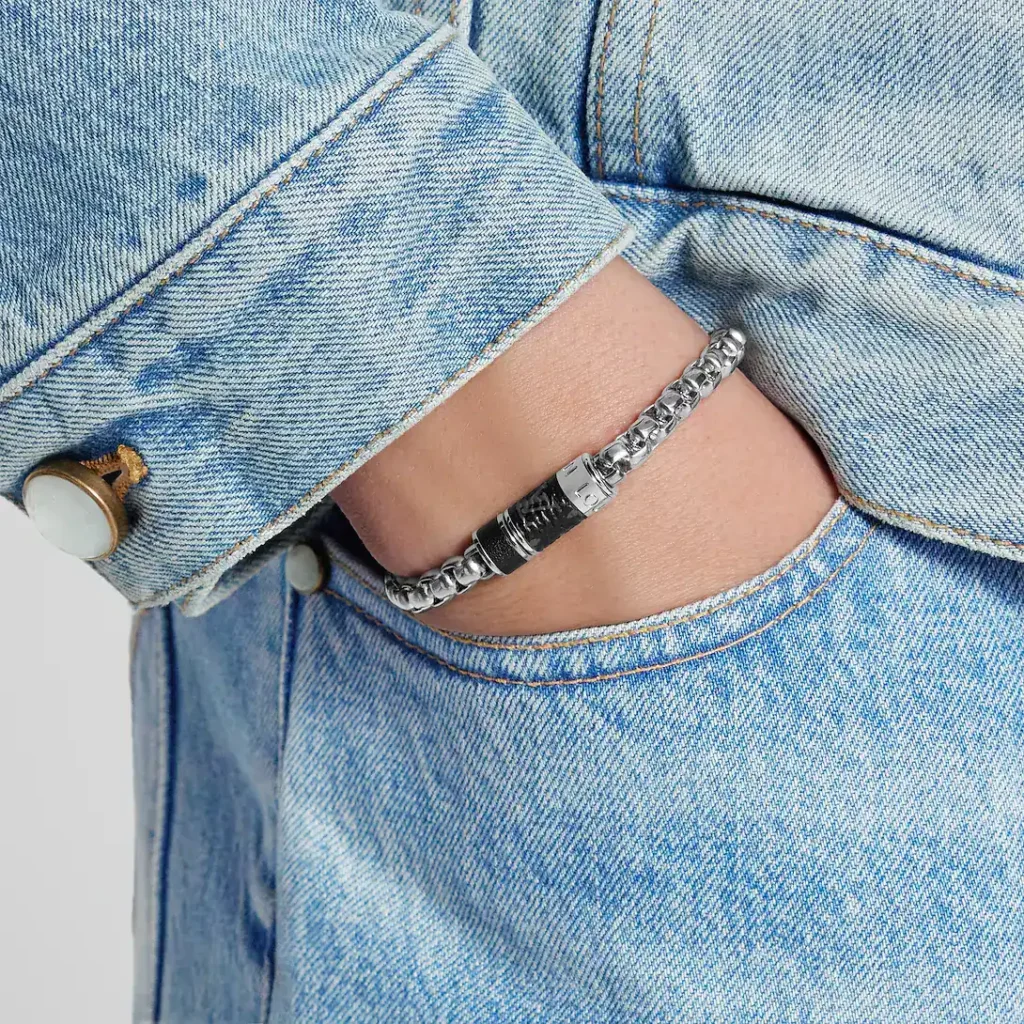 louis vuitton monogram chain bracelet 