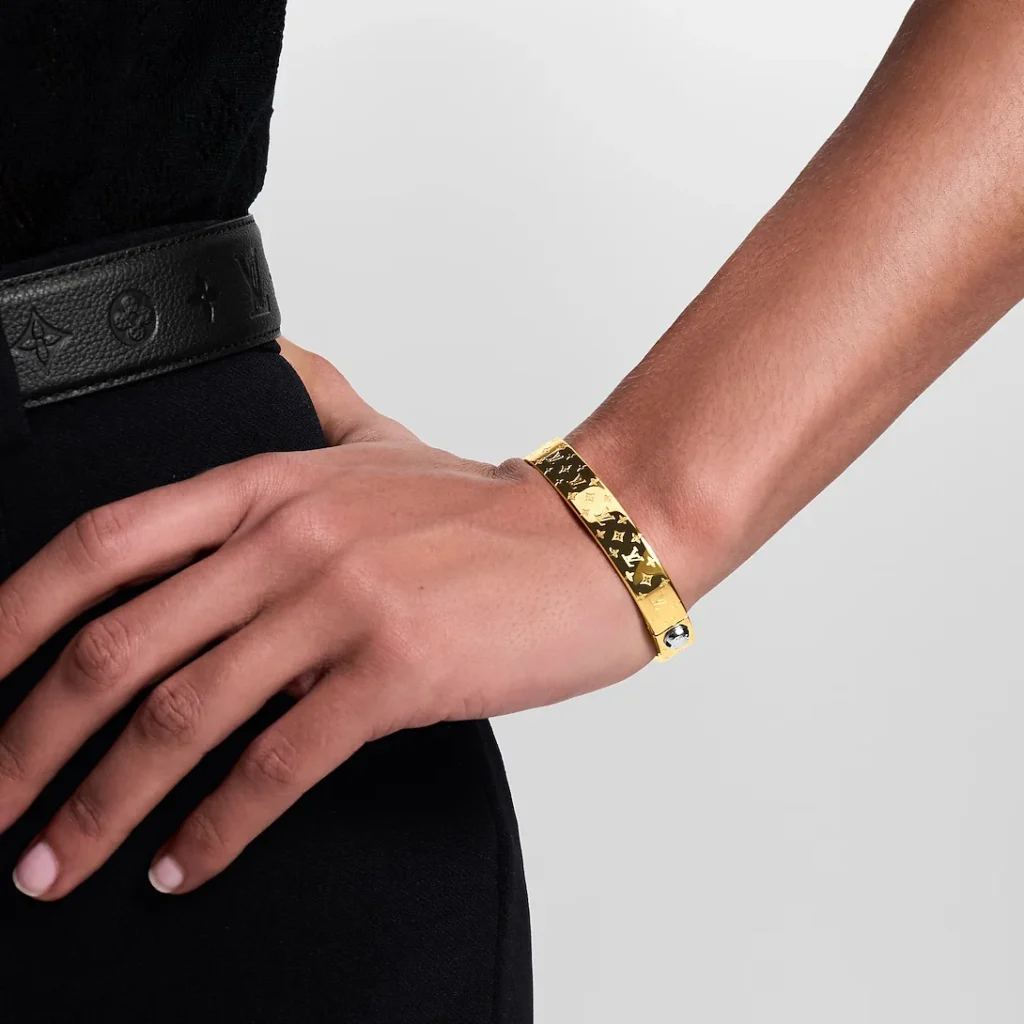louis vuitton nanogram cuff