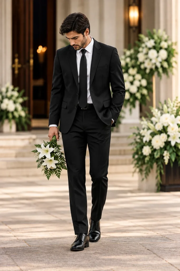 What should men wear to a funeral