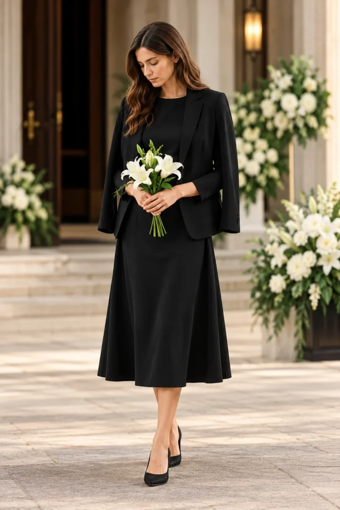 What should women wear to a funeral